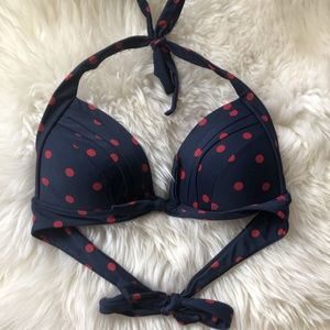 Unique Vintage Monroe Halter swim top